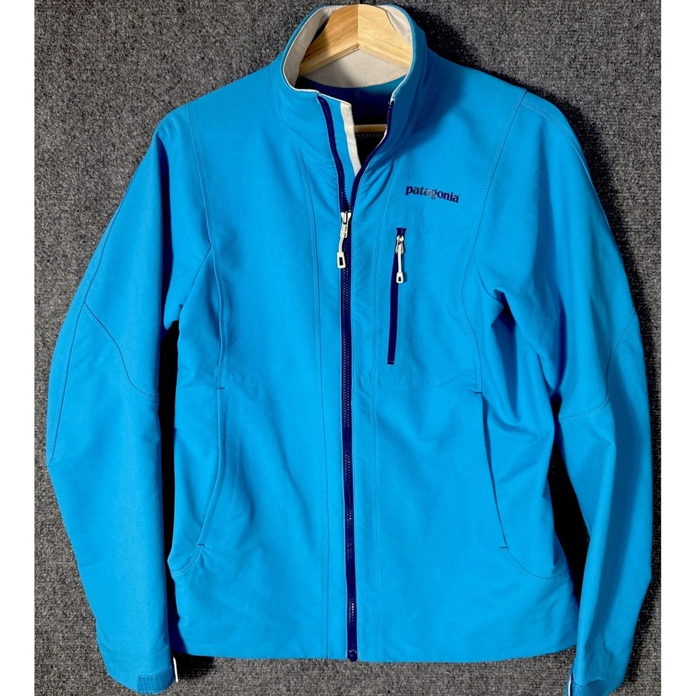 Patagonia Women's Beautiful Alpine Soft Jacket Size SML Curacao Blue Style 83945